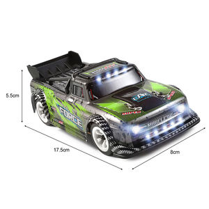 WLtoys k989 actualizado <span class=keywords><strong>284131</strong></span> 1/28 con luces Led 2,4G 4WD 30 Km/H chasis de Metal eléctrico de alta velocidad todoterreno Drift RC coches - Product Image 5