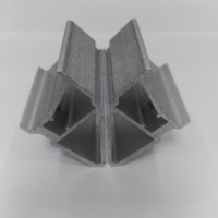 Soporte de Esquina de Aluminio de una Pieza Tengshuo 6063-T5, Moderno y Duradero, 90 Grados, Fundido a Presión, para Conexión de Marcos de Ventanas y Puertas