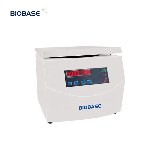 BIOBASE China BKC-TL5VII Table Top Low Speed Centrifuge 5000rpm With LED Display Plasmapheresis Machine Blood Centrifuge for Lab