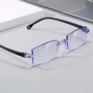 Lunettes de lecture multifocales progressives pour hommes et femmes, anti-lumière bleue, ultra-légères, avec découpe diamant, vente en gros - Product Image 4