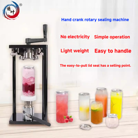 Machine de scellage manuelle portable pour boissons et bubble tea, scelleuse manuelle de canettes pour usage extérieur, petit stand de vente au détail domestique
