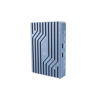 ITGZ <span class=keywords><strong>Thunderbolt</strong></span> <span class=keywords><strong>3</strong></span> Dual Disk JHL7440 Boîtier de disque dur NVMe <span class=keywords><strong>SSD</strong></span> à semi-conducteurs pour ordinateur portable <span class=keywords><strong>externe</strong></span> USB4 avec ventilateur Garantie 1 an - Product Image 1