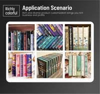 Renovix Printer Tepi Buku Inkjet Presisi Tinggi Baru Pencetakan Warna Penuh CMYK Tanpa MOQ untuk Majalah Buku Sejarah