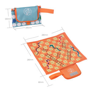 Mini juego <span class=keywords><strong>de</strong></span> ajedrez <span class=keywords><strong>de</strong></span> madera 2 en 1 <span class=keywords><strong>de</strong></span> bolsillo con piezas <span class=keywords><strong>de</strong></span> ajedrez, juego <span class=keywords><strong>de</strong></span> mesa <span class=keywords><strong>Ludo</strong></span> y Serpiente y Escalera para niños y entretenimiento en fiestas - Product Image 3