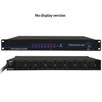 Controlador de Temporización de Potencia de 8+2 Canales, 232 Interruptores, 220V, USB, Sonido Estéreo, Equipo de Audio Profesional para Escenarios