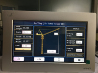 Indicateur de moment de charge (LMI) pour grue à tour articulée, système anti-collision SLI PAT, dispositif de coupure de surcharge, capteur d'angle d'élévation pour grue de levage