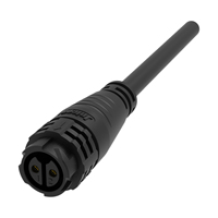 Connecteur circulaire M19 20A surmoulé à verrouillage rapide pour câble d'alimentation, prise électrique, montage sur panneau, faisceau de câblage LED pour culture hydroponique