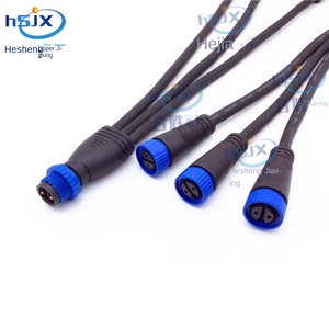 Conector de nailon impermeable tipo Y personalizado HE <span class=keywords><strong>SHENG</strong></span> JIA <span class=keywords><strong>XING</strong></span> para energía solar fotovoltaica, M15 6P, cobre, IP67, 250V, 10A, automotriz - Product Image 4