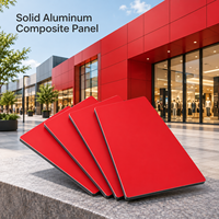 Panneau composite en aluminium massif couleur champagne 4 mm 1220x2440 mm, plaque ACP pour panneaux muraux découpés sur mesure