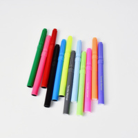 Ensemble de stylos marqueurs textiles résistants au lavage, 6 couleurs, à base d'eau, permanents, pour tous les tissus
