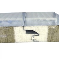Ventes directes usine : Panneaux sandwich en polyuréthane métallique ignifuges et écologiques pour murs extérieurs de chambres froides et entrepôts, épaisseur personnalisable, isolation thermique