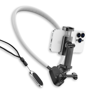 Support magnétique anti-secousse pour le cou Support pour téléphone pour caméra d'action GoPro,<span class=keywords><strong>DJI</strong></span>,Insta360, Support de lumière de remplissage - Product Image 1