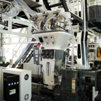 Vente flash : extrudeuse de film soufflé ABC à 3 couches, machine automatique de fabrication de film avec contrôle de l'épaisseur et système EPC