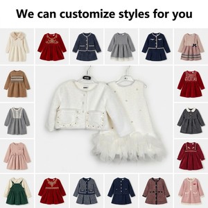 Vestidos para Niñas al por Mayor, Vestido de Princesa de Terciopelo con Bordado de Sirena, Manga Larga, Corte en A, AQL 1.0 TOP 1, Tienda de Origen OEM - Product Image 3