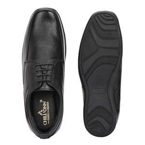 Chaussures pour hommes en cuir véritable de haute qualité, en cuir de vache souple, à lacets, décontractées, pour le bureau - Product Image 2