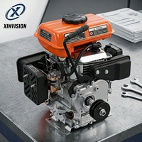 Moteur à essence 2HP Max 154F 105cc 4 temps OHV horizontal pour mini-générateur, vibrateur et équipement de construction