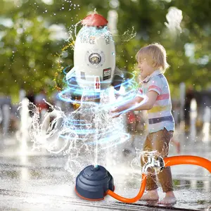 Most Popular Ecommerce Products Flying Sprinkler Rocket Launcher Jet Spray Outdoor Sprinkler Splash Water Toys For Kids