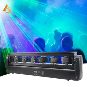 Luz Láser de Alta Calidad con 6 Ojos Móviles, Luz Láser LED para DJ, Iluminación de Escenario, Luz Láser LED con Cabeza Móvil - Product Image 1