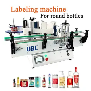Jar Labeling Machine Wein Halbautomati scher Etikett ierer Applikator Handbuch Honey Sticker Label Machine für runde Flaschen