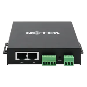 Endüstriyel Wifi yönlendirici kablosuz 300mbps 4g Sim kartlı Router yuvası endüstriyel otomasyon için RS232 485 ila wiff 4G UOTEK R9505