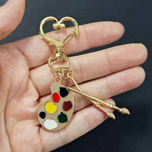 Palette de couleurs créative DIY, pinceaux pour la rentrée scolaire, tableaux à dessin, pendentifs, porte-clés, porte-clés pendentifs étudiant - Product Image 4
