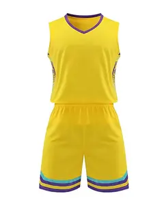 Fabricação de uniforme de basquete personalizado para crianças/adultos, uniforme de basquete Nba-Jersey