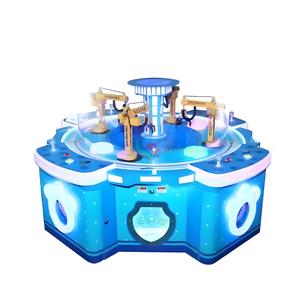 Máquina de Juegos de Grúa con Monedas para 4 Personas, Máquina Electrónica de Regalos de Dulces para Parques Infantiles, Voltaje de 220V - Product Image 4