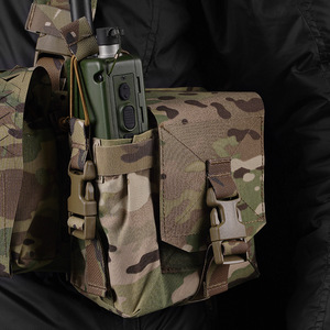 JinTeng Gilet Tactique Poitrine Suspendue MOLLE Expansion Pack <span class=keywords><strong>Radio</strong></span> Side Pouch Sac Grand Camouflage Multi-fonctionnel Secondaire Sac - Product Image 3