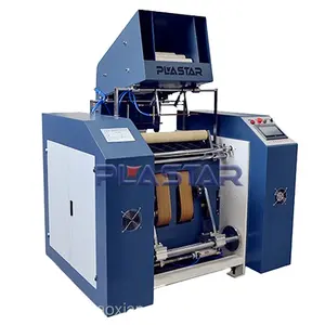Maquinaria de corte y rebobinado de QCF-500, máquina rebobinadora de película elástica