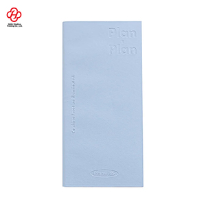 Plan imprimé Mini planificateur quotidien couverture en polyuréthane incolore gaufrage minimaliste visuel auto-discipline cadeau cahier - Product Image 3