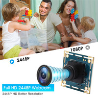 Módulo de cámara USB de alta resolución de 8MP HD UVC MJPEG para Windows
