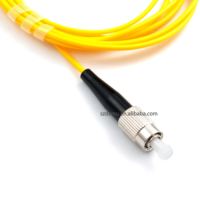 Kabel Patchcord Fiber Singlemode SMF-28e FC/UPC dengan Attenuator Mekanis yang Dapat Disesuaikan >60dB Return Loss untuk FTTH/FTTA/FTTx/Data Center