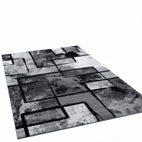 Tapis d'intérieur à rayures nordiques, 100% nylon, doux, antidérapant, style moderne et simple, décoration de la maison, tapis fabriqué à la machine