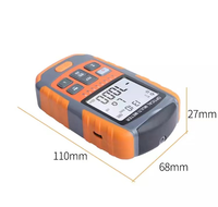 Compteur de puissance optique 4 fonctions, photomètre compact pour fibre optique, mesureur de puissance de fibre optique avec laser, option rechargeable LAN RJ45