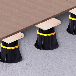 Sunsbuild Factory Direct PP Plastic Adjustable Pedestal System Outdoor Kitchen Hotel <b>Decking</b> Tile Balcony Rooftop Raised Floor - Product Image 2