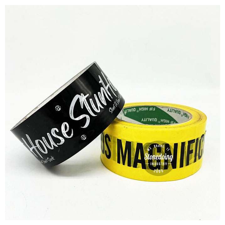 Wholesale Custom Colored Printing No Noise Bopp Adhesive Color Logo Pack Packing Tape Manufacture For Packaging