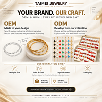 Set Kalung Baja Tahan Karat Tiga Potong Motif Bunga Clover Trendi Terlaris Lintas Negara, Rantai Bambu Sporty, Perhiasan Unisex