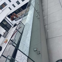 Verre feuilleté trempé PVB SGP pour balcon