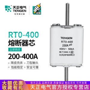 Tengen 250A ฟิวส์ Rto-400ชนิดมีดขนาด400V แบบ50kA สัมผัสแรงดันต่ำเป่าเร็ว - Product Image 5