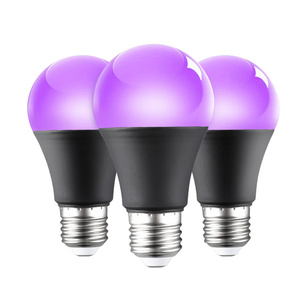 2025 Black Light <strong>Bulbs</strong> A19 <strong>LED</strong> UV for Glow in the Dark <strong>9W</strong> E26 E27 for Halloween Party <strong>LED</strong> UV Light <strong>Bulb</strong> <strong>9W</strong> for Body Art Paint - Product Image 4