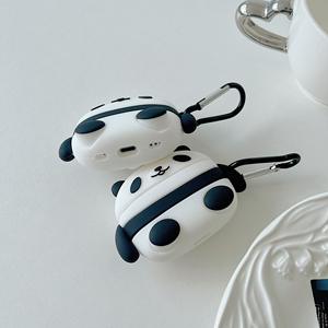 Silicone dessin animé belle <span class=keywords><strong>Panda</strong></span> Design peau sensation étui pour écouteurs pour <span class=keywords><strong>AirPods</strong></span> Pro antichoc écouteurs couverture pour <span class=keywords><strong>AirPods</strong></span> 2 3 pro - Product Image 2