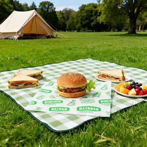 Papel Encerado Reutilizable a Prueba de Aceite para Envolver Alimentos, Hamburguesas, Sándwiches, Rollos de Pollo, Bolas de Arroz, con Logotipo Personalizado - Product Image 3