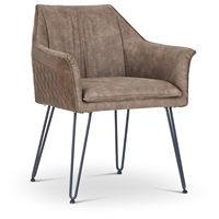 Chaise de salle à manger de luxe nordique moderne en fer clair avec dossier personnalisé en gros pour les hôtels de restaurant occidentaux