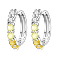 Pendientes de circonita fría exótica con diseño de estrella, chapados en oro de alta calidad, elegantes y a la moda, joyería para la oreja para bodas