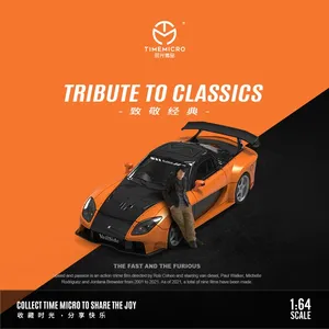 Time Micro 1:64 RX-7 <span class=keywords><strong>Fast</strong></span> <span class=keywords><strong>and</strong></span> <span class=keywords><strong>Furious</strong></span> Modèle de voiture en alliage métallique pour collection, exposition et cadeau - Product Image 1