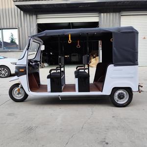 Promoción de Fábrica: Triciclo Eléctrico Abierto para Pasajeros con Frenos de Disco, para 5-6 Adultos, 30-50 km/h, Carga Rápida - Product Image 3