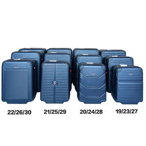 12 unids/set de equipaje semiacabado personalizado gratis, Maleta Abs, Maleta dura de viaje con ruedas, bolsa con ruedas, equipaje - Product Image 2