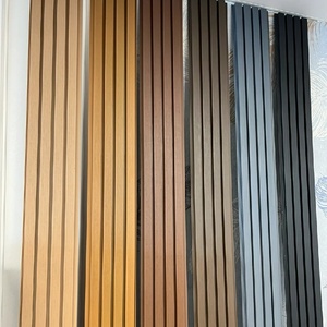 Nội bộ rắn gỗ Grating 2600*145mm tường bảng rãnh gỗ grills bảng khác - Product Image 2