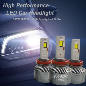Faro LED 180W 60000 Lumen H8 H9 H4 H11 9005 9006 H1 Canbus per Auto - Product Image 5