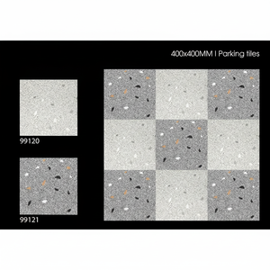 Carreaux de porcelaine pour extérieur 400x400 mm 40x40 cm 16x16 pouces, sol antidérapant robuste pour parking - Product Image 1